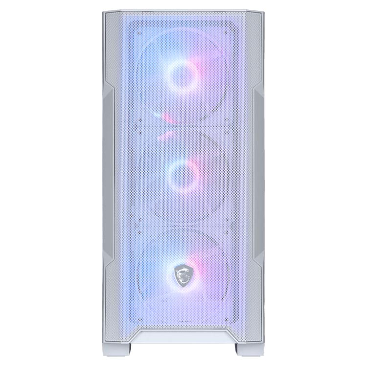 Buy MSI MAG Forge M100R Micro ATX Tower Case White [MAG-FORGE-M100R ...