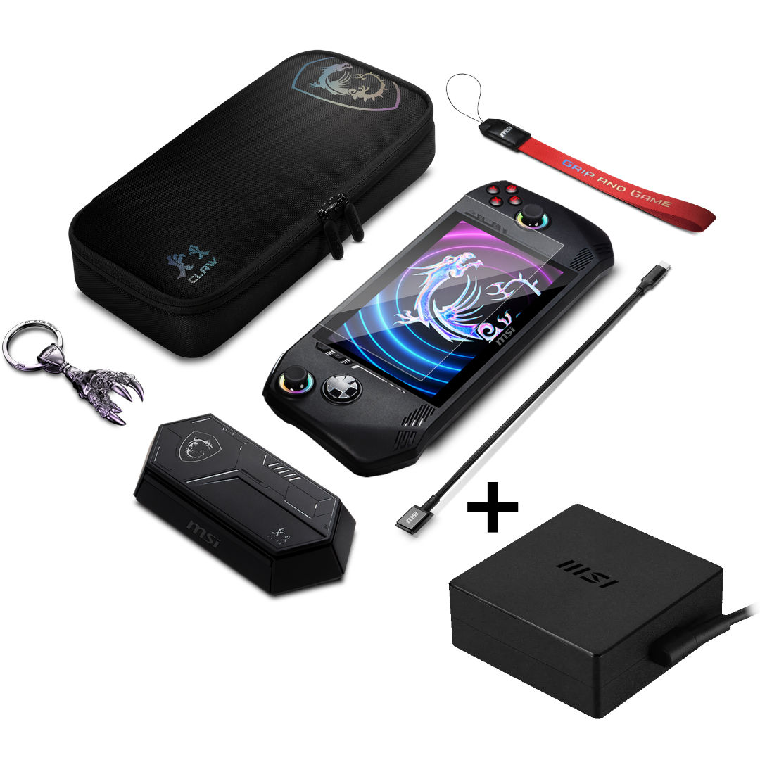 MSI Claw A1M Core Ultra 5 Handheld Gaming Device 512GB