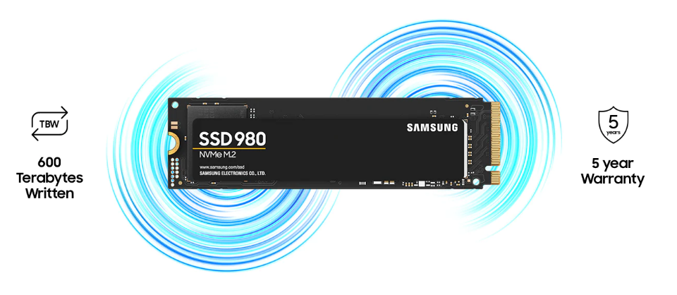 Samsung 980 M.2 PCI-E NVMe SSD 1TB