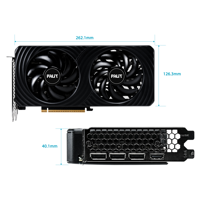 Palit Dual GeForce RTX 5060ti 8GB グラボ Buy Palit GeForce RTX 5060 Ti Dual GDDR7 8GB [NE7506T019P1-GB2062D