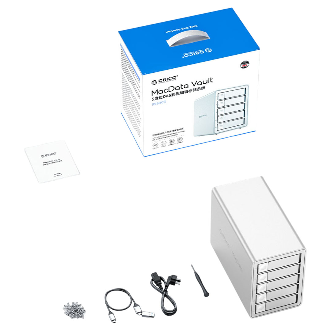 Buy Orico MacData 5Big Daisy Chain DAS 5 Bay Hard Drive Enclosure