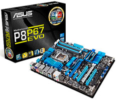 Intel XEON 1275V2とASUS P8P67 EVO　メモリー付き Intel XEON 1275V2とASUS P8P67 EVO メモリー付き