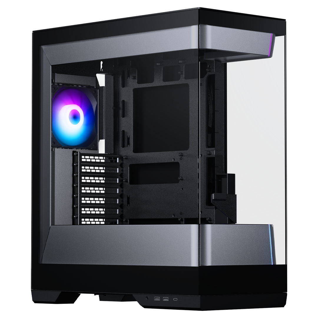 Phanteks Evolv Series S2 D-RGB Tempered Glass Case Silver Black