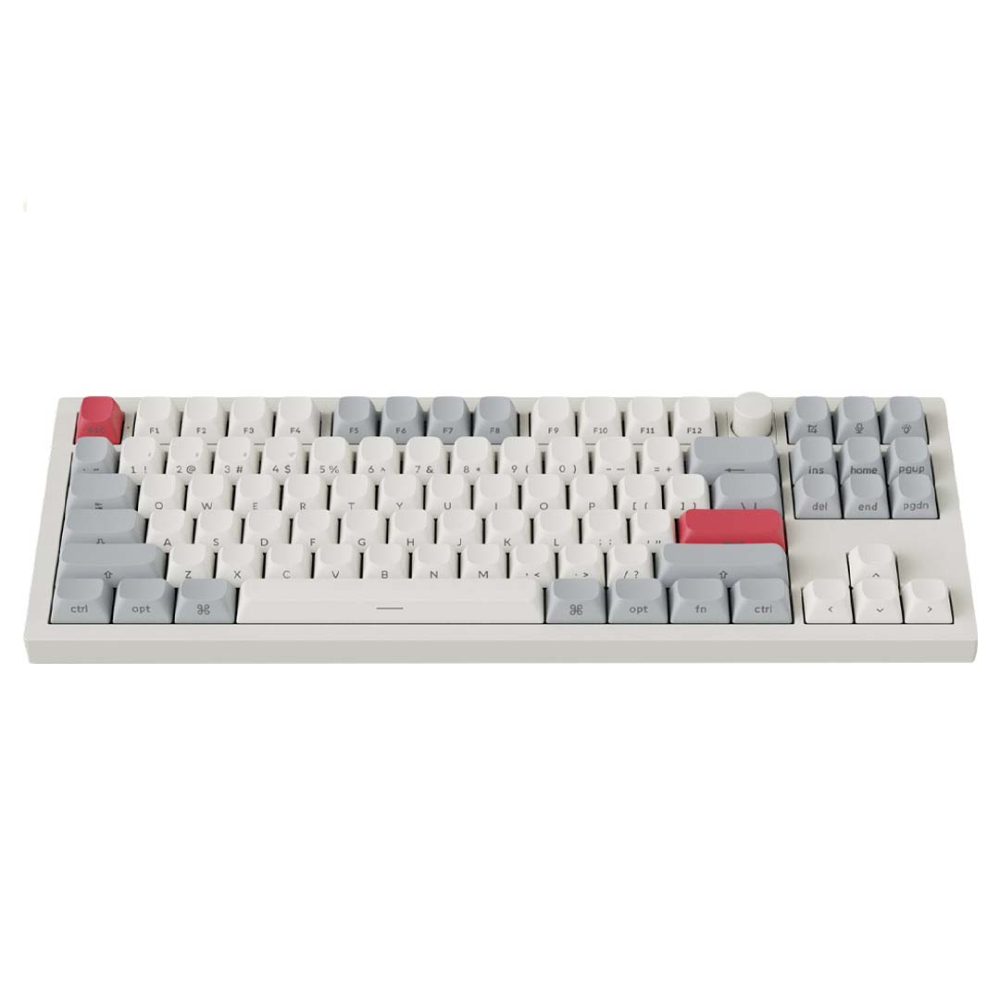 Buy Keychron Q3 Max TKL Wireless Mech Keyboard Brown Switch White