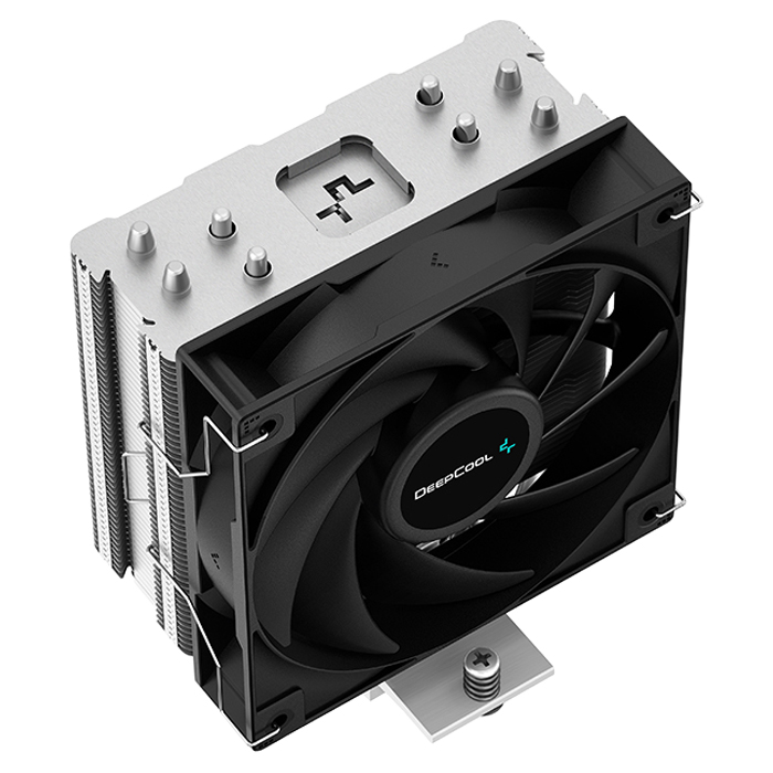UpHere P4K Dissipatore CPU Tower Singolo, 4 Heatpipe 6mm, Ventola PWM 120mm, Compatibile Intel 2011/2066/X79/X99 E AMD AM4, Nero