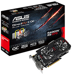 Buy ASUS Radeon R9 270 DirectCU II 2GB [R9270-DC2OC-2GD5] | PC Case ...