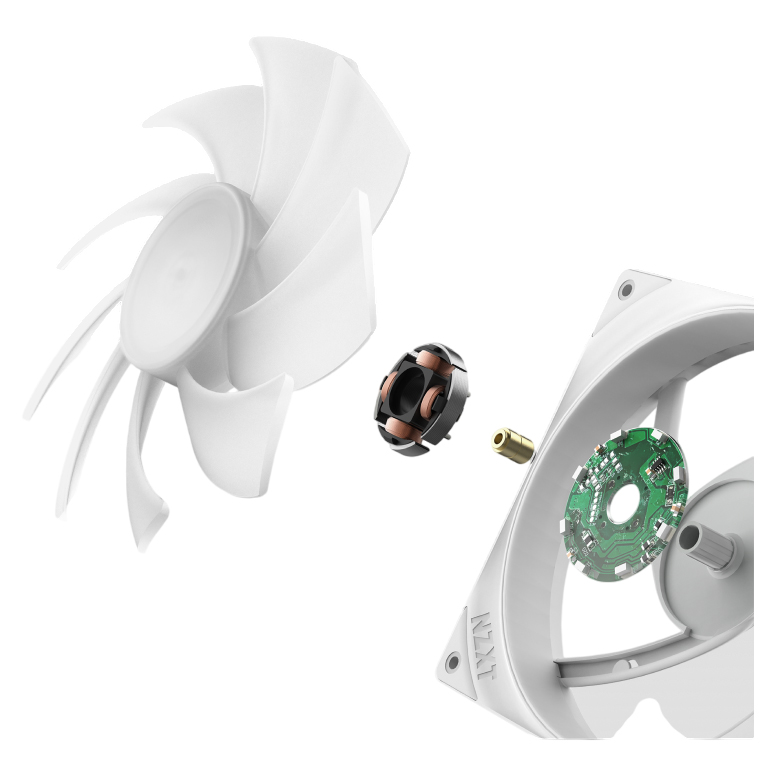 とあNZXT F420 RGB Fan White 　(未使用品) Amazon.com: NZXT F420 RGB Core - 420mm Single-Frame Fan Unit