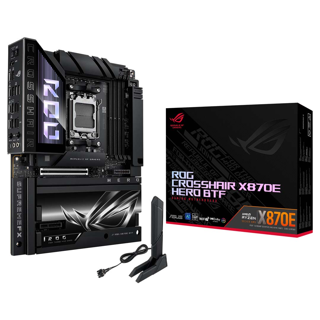 Buy ASUS ROG Crosshair X870E HERO BTF DDR5 Motherboard [ROG