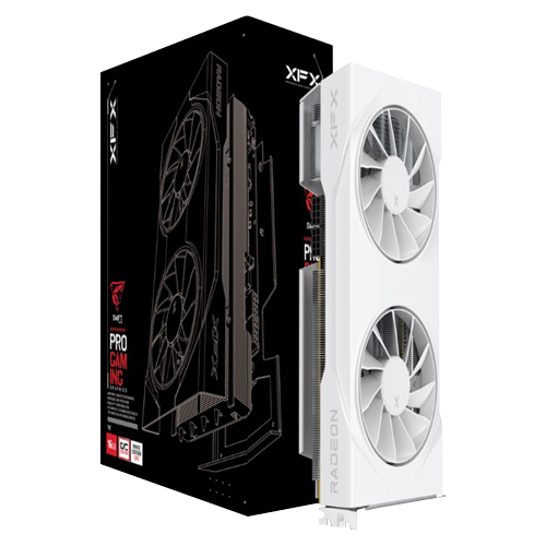 XFX Radeon RX 9070 Swift Dual Fan OC Gaming Edition 16GB White