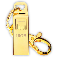 Buy Strontium 16GB USB Flash Drive Ammo Series Gold [SR16GGDAMMO] | PC ...