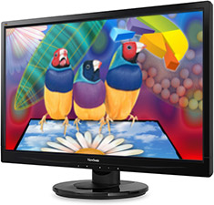 Buy Viewsonic VA2446m 24in Widescreen LED Monitor [VA2446M-LED] | PC ...