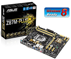 ASUS Z87M-PLUS Motherboard