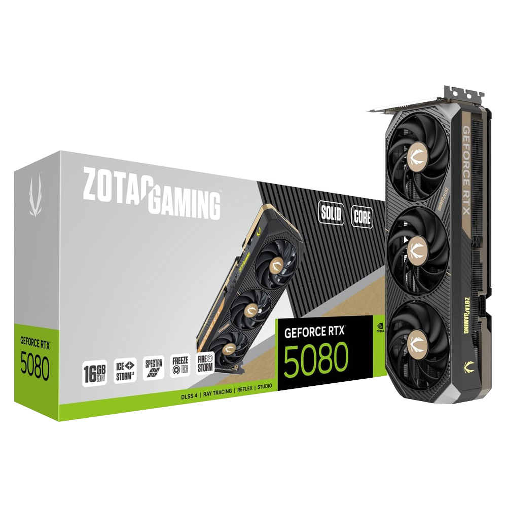 ZOTAC Gaming GeForce RTX 5080 Solid Core GDDR7 16GB