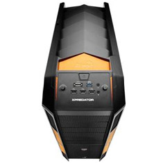 Buy Aerocool X-Predator Case Orange Black [AER-XPREDATOR-OR] | PC Case ...