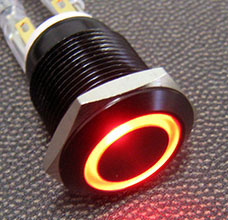 Bulms Switch Buy Bulgin Illuminated Switch Kit Black Housing / Red LED [lamp-bul-blk ...