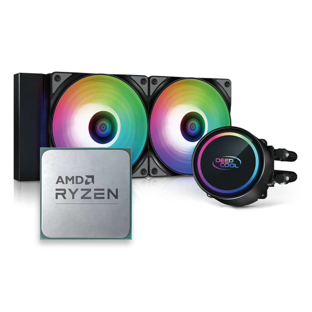 AMD Ryzen 5 5600X Deepcool Gammaxx 240mm AIO Bundle PC Case Gear AMD Ryzen 5 5600X Deepcool Gammaxx 240mm AIO Bundle PC Case Gear