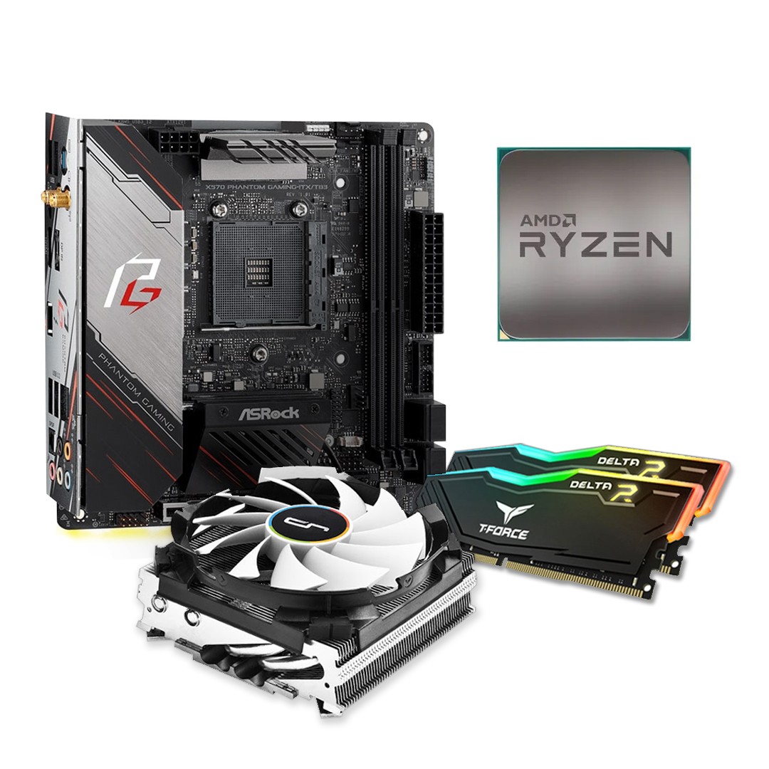 ASRock Phantom Gaming ITX 5600X Starter Pack PC Case Gear