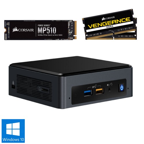 Intel Core i5 NUC8I5BEH 16GB 960GB Win10 Bundle | PC Case Gear