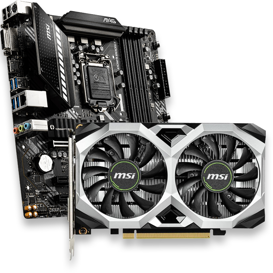 MSI B460M Bazooka 1650 Super Starter Bundle | PC Case Gear