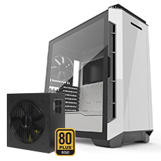 Phanteks Eclipse P600S White Bundle | PC Case Gear