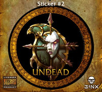 Buy World of Warcraft Undead Sticker [STK-WOW-UD] | PC Case Gear Australia