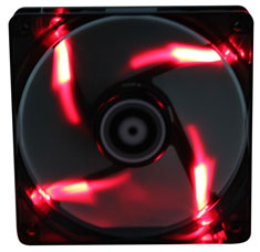 BitFenix Spectre PWM 140mm Black Tinted Red LED Fan